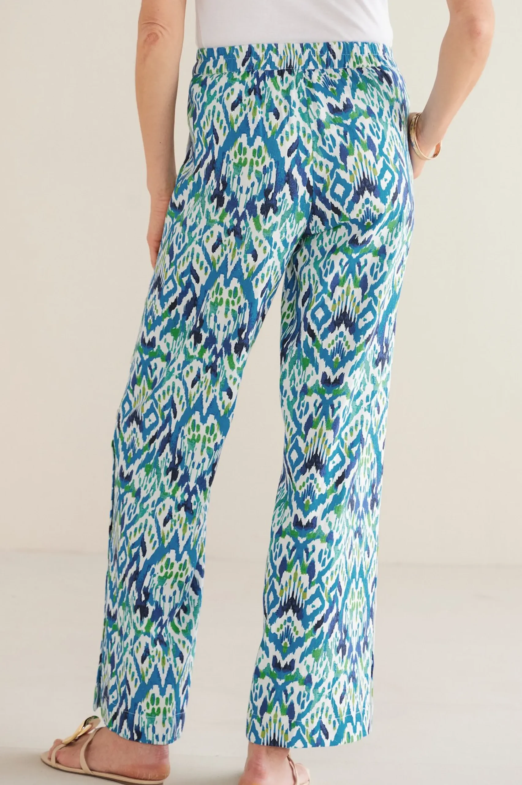 Soft Surroundings Sonoma Linen Blend Wide Leg Pants> Vacation Shop|Linen Shop