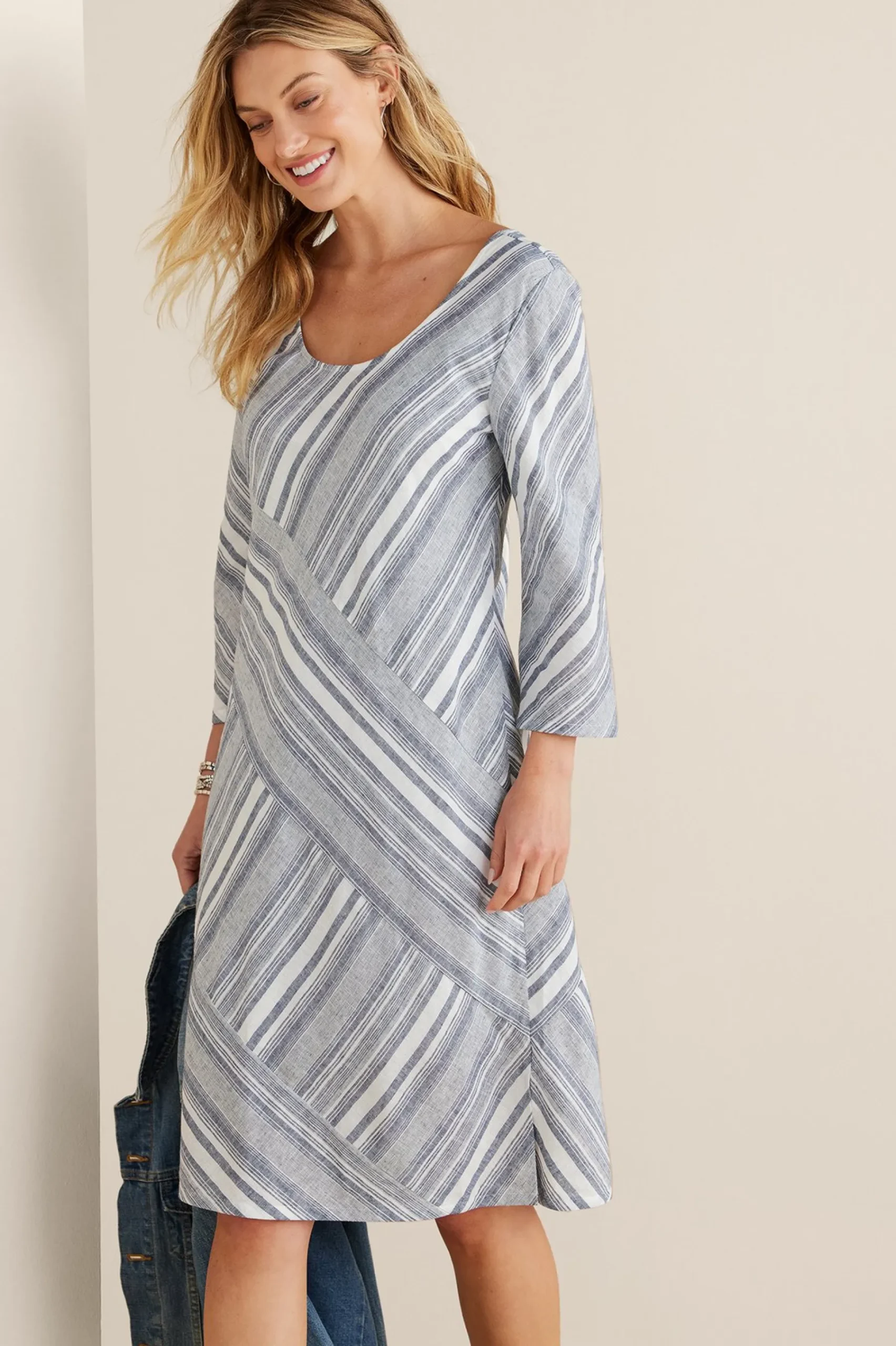 Soft Surroundings Sonya Linen Dress> Vacation Shop|Linen Shop