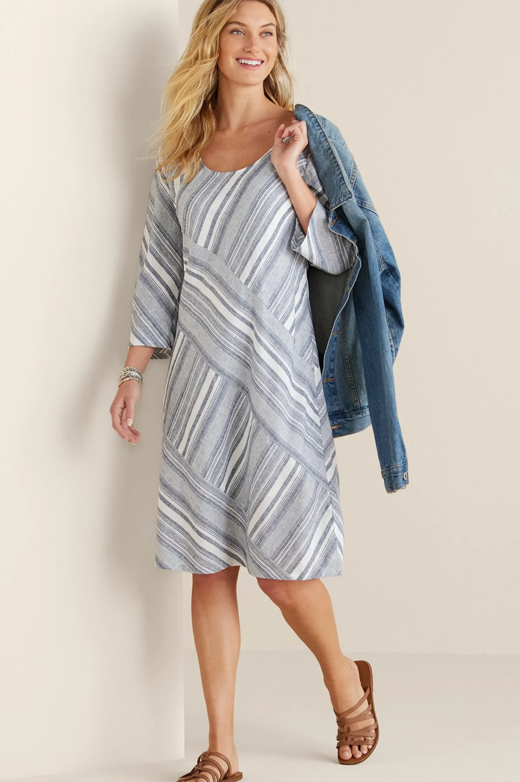 Soft Surroundings Sonya Linen Dress> Vacation Shop|Linen Shop