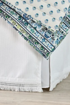 Soft Surroundings Tallulah Textured Bedskirt> bedskirts