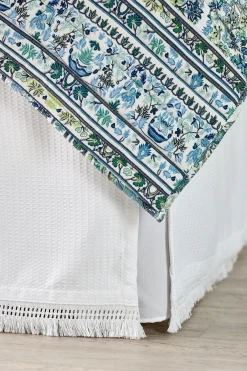 Soft Surroundings Tallulah Textured Bedskirt> bedskirts