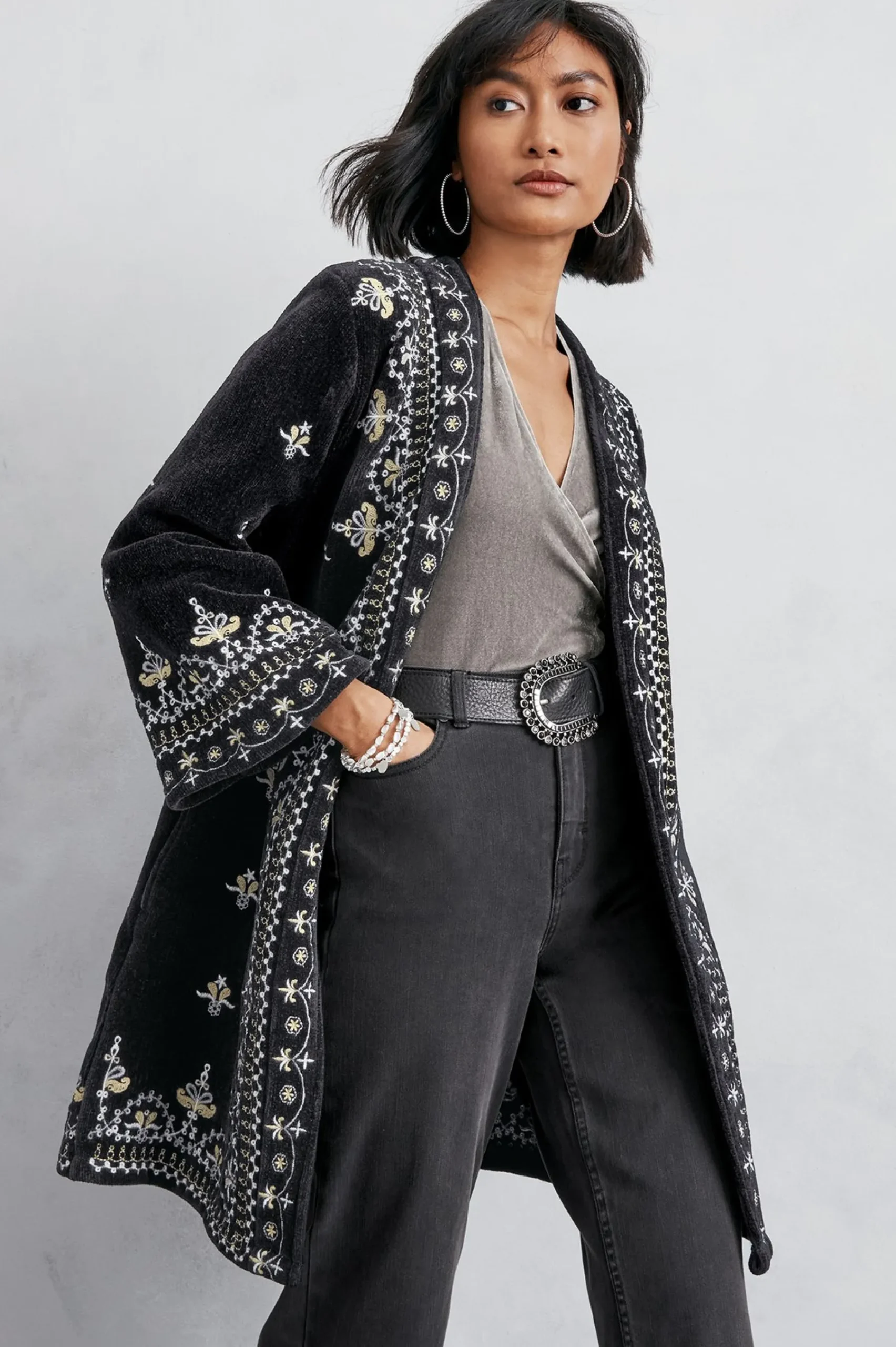 Soft Surroundings Tamaya Kimono> Feminine Flourish|EVelvet Styles