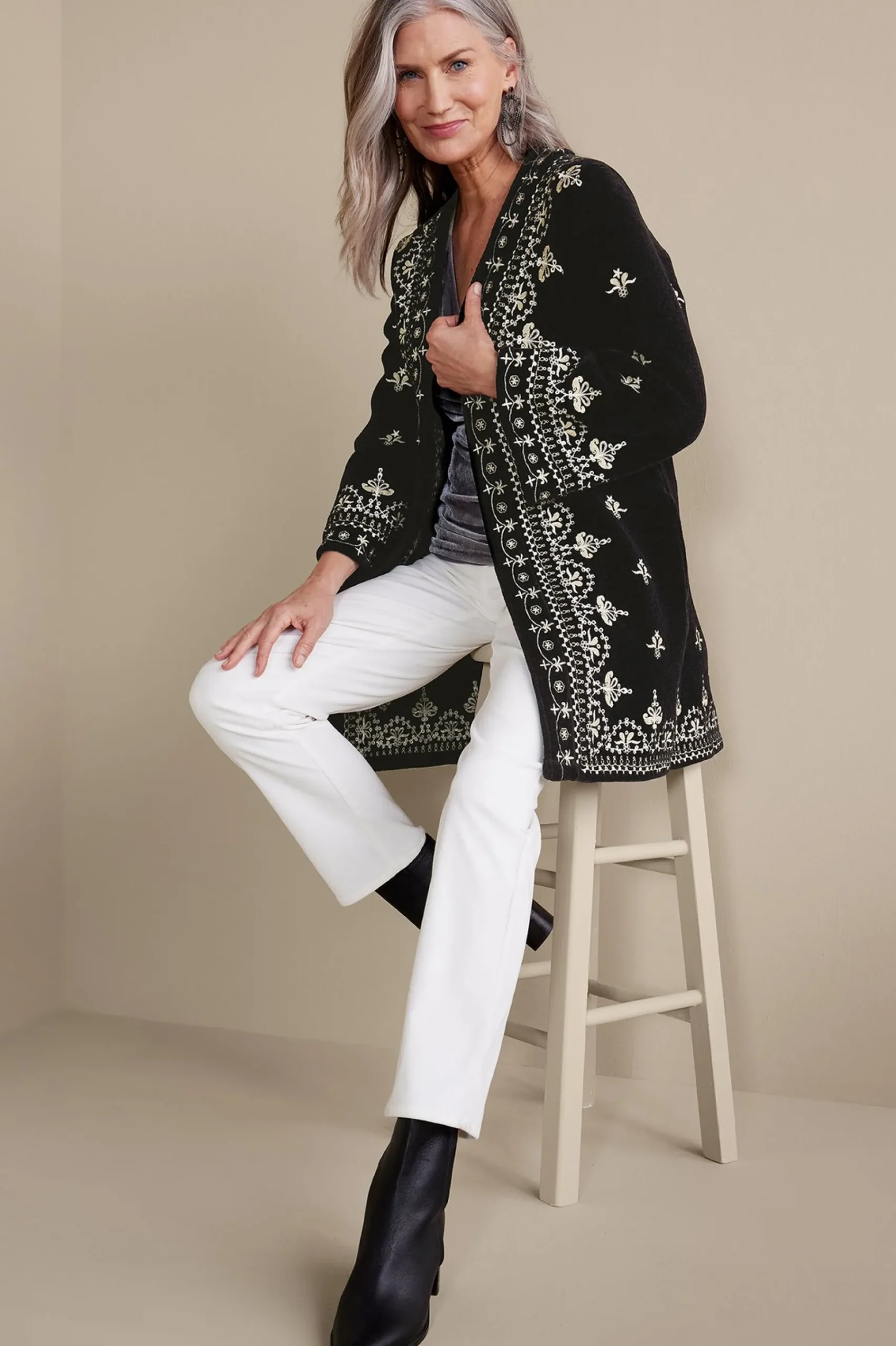 Soft Surroundings Tamaya Kimono> Feminine Flourish|EVelvet Styles