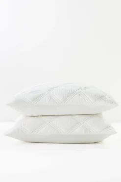 Soft Surroundings Toluca Diamond Euro Sham><noscript><img width=