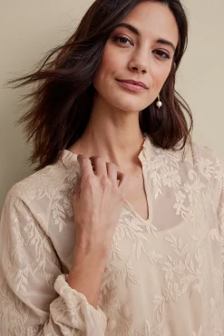 Soft Surroundings Tresa Lace Top><noscript><img width=