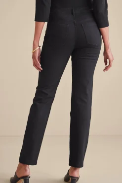 Soft Surroundings Ultimate Denim Straight Leg Jeans><noscript><img width=