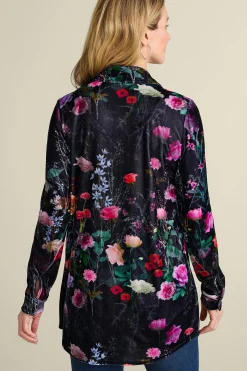 Soft Surroundings Velvet Boyfriend Tunic Shirt><noscript><img width=