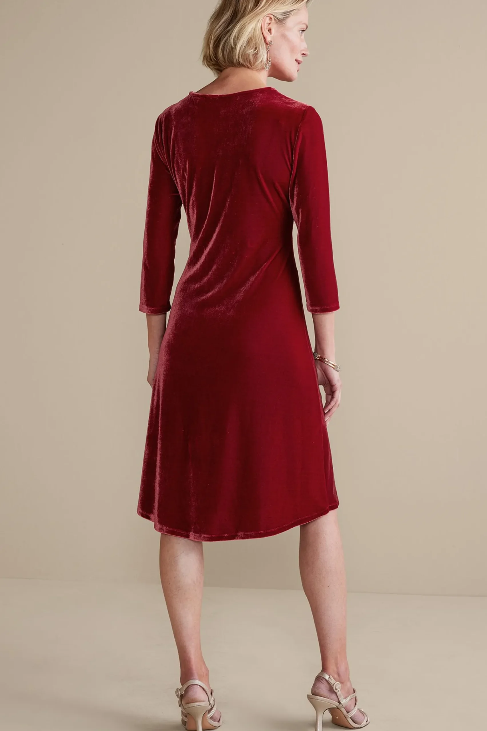 Soft Surroundings Velvet Hyannis Dress> Feminine Flourish|EVelvet Styles