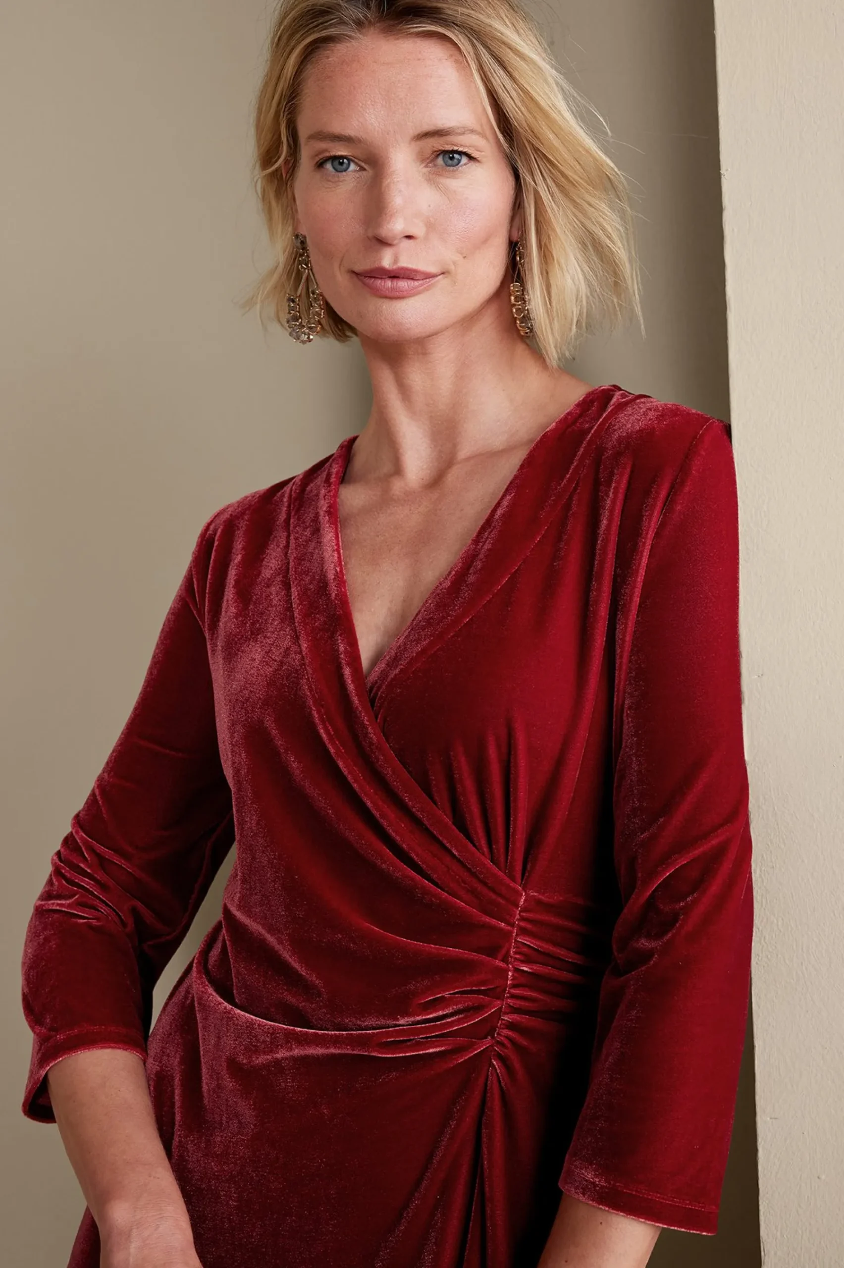 Soft Surroundings Velvet Hyannis Dress> Feminine Flourish|EVelvet Styles