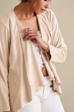 Soft Surroundings Viviana Faux Suede Jacket><noscript><img width=
