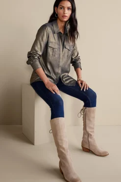 Soft Surroundings Zafina Shirt> long sleeve|shirts